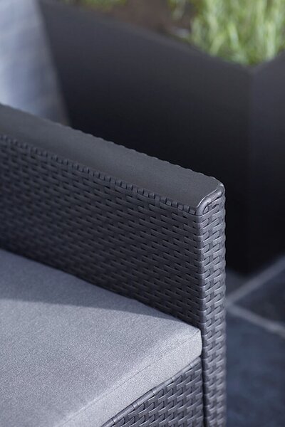 Claire 3 Seaters sofa, grafit KETER 252980