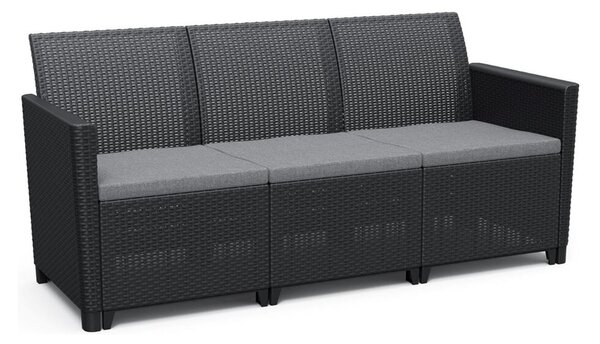 Claire 3 Seaters sofa, grafit KETER 252980