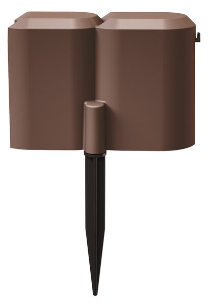 Prosperplast Zahradní palisáda ANTISNAIL 190 cm hnědá