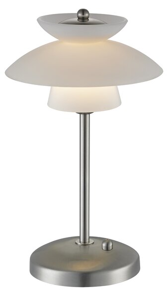 Stolní lampa Dallas rovná bílá Rozměry: Ø 18 cm, výška 30 cm