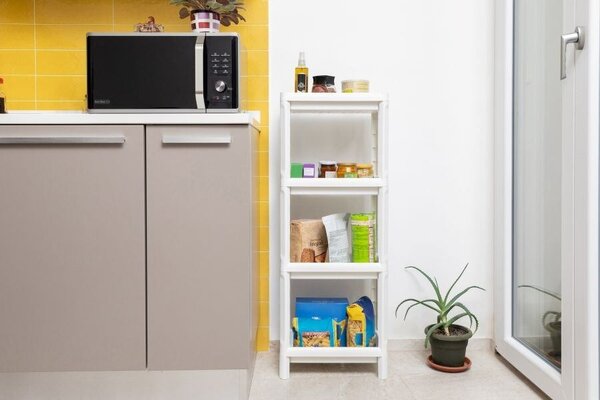 Linda Čtyřpatrový regál, plastový DEA HOME Z0117M0--0800