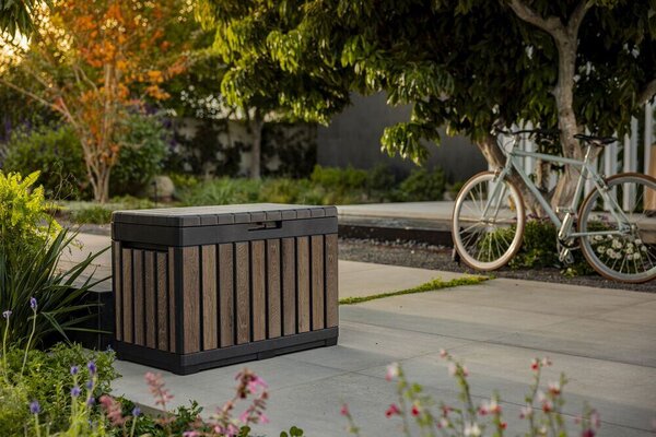 Kentwood Zahradní úložný box 190 l, walnut KETER 263970