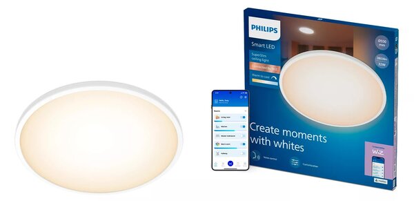 Philips LED stropní svítidlo kulaté 32W, nastavitelná bílá, 1 ks