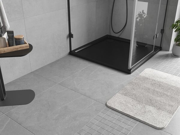 Mexen Flow sprchová vanička čtvercová slim 70 x 70 cm, černý mat - 46S707070