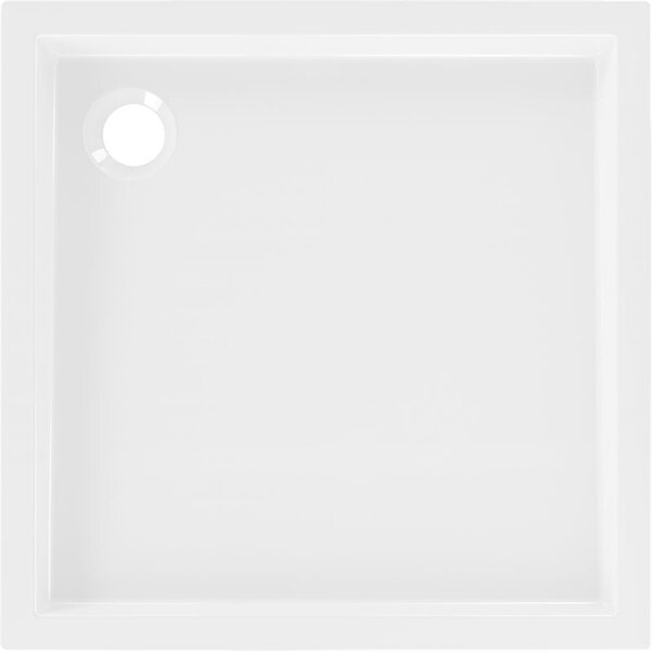 Mexen Flow+ čtvercový sprchový kout 90 x 90 cm, bílý lesk - 46S109090H