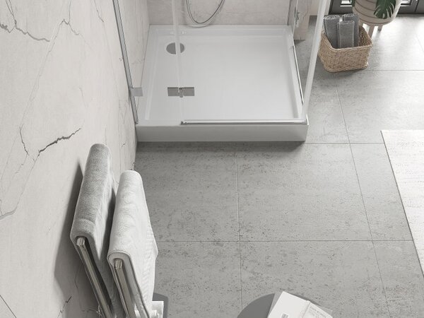 Mexen Flow+ čtvercový sprchový kout 90 x 90 cm, bílý lesk - 46S109090H