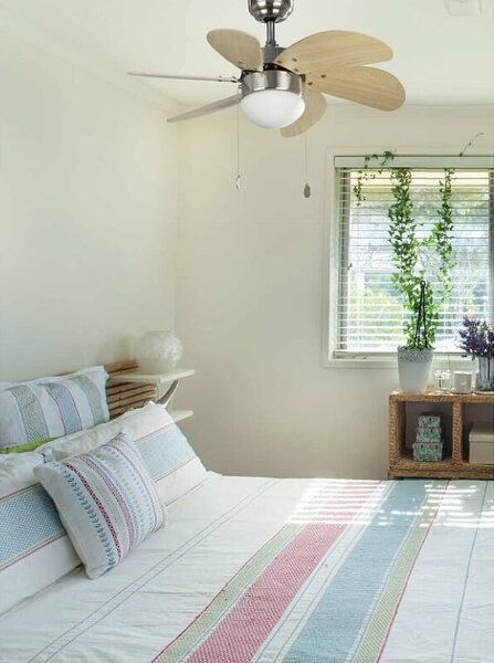 Stropní ventilátor se světlem Faro PALAO 33179 multicolor