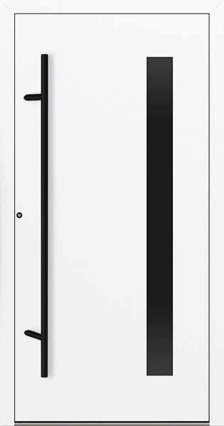 Hliníkové vchodové dveře FM Turen Premium P90 M24 BLACKLINE bílá RAL9016