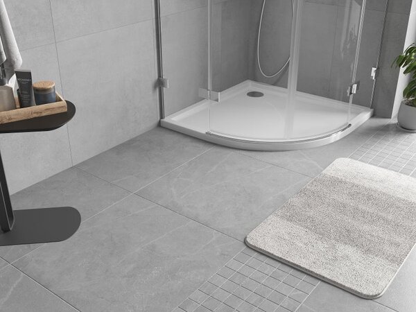 Mexen Flow sprchová vanička polokruhová slim 80 x 80 cm, bílý lesk - 46Q108080