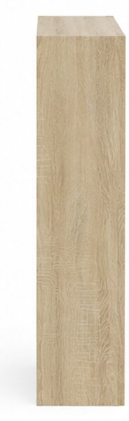 Botník, 2 dveřový, dřevo, 87x80x21 cm, dub sonoma/bílá, Dekorino BB20260077