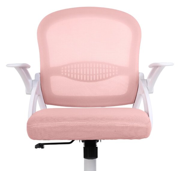 Dětská otočná židle Neoseat JUNI 011 — látka, růžová