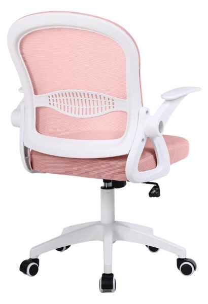 Dětská otočná židle Neoseat JUNI 011 — látka, růžová