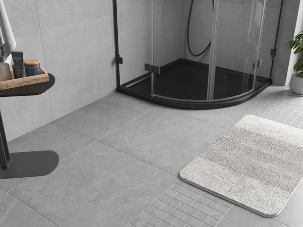 Mexen Flow sprchová vanička půlkruhová slim 80 x 80 cm, černý mat - 46Q708080