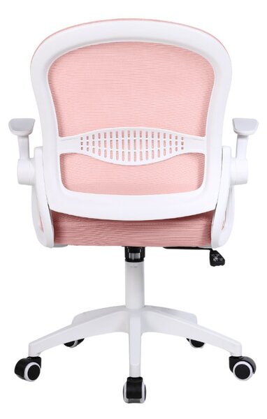 Dětská otočná židle Neoseat JUNI 011 — látka, růžová