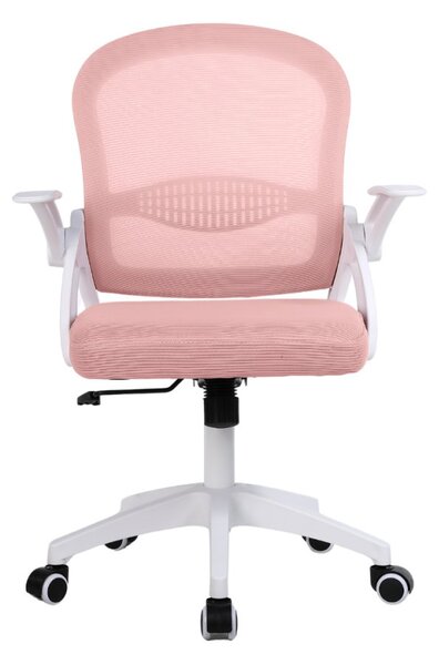 Dětská otočná židle Neoseat JUNI 011 — látka, růžová