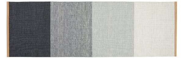 Koberec vlněný Fields modrá/šedá velikost: 80 x 250 cm