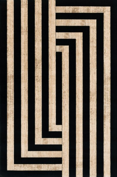 Koberec Agnella Agnus Art Deco II černý