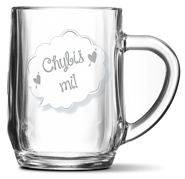 Sablio Půllitr Chybíš mi: 0,5