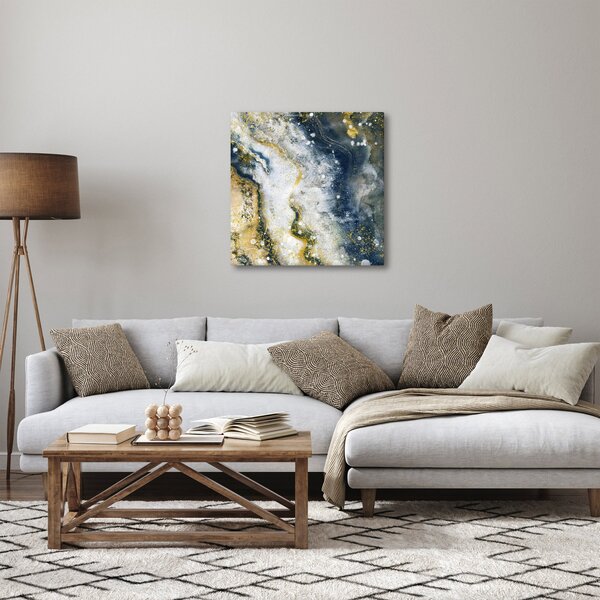 Obraz - Zlatá abstrakce (30x30 cm)