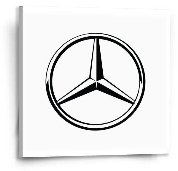 Sablio Obraz Logo 1 Bílá - 50x50 cm