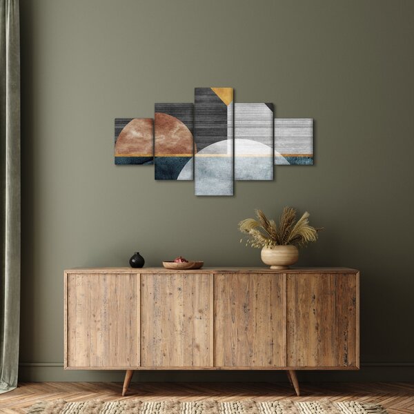 Obraz - Tvary a textury (125x70 cm)