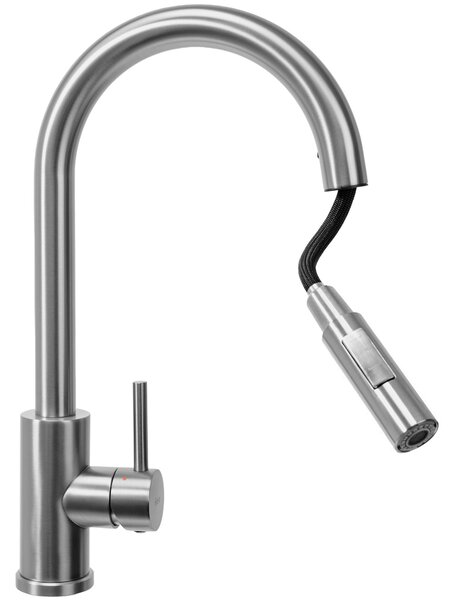 Kuchyňská baterie Rea Fresh Nickel Brush INOX
