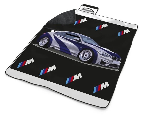 Sablio Plážová deka MPERFORMANCE sportovní auto: 200x140 cm