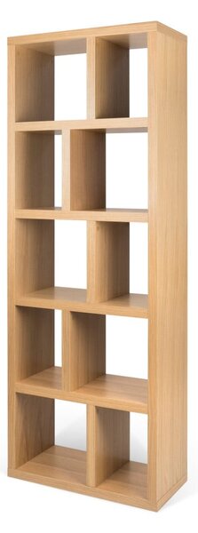 Knihovna v dekoru dubu v přírodní barvě 70x198 cm Berlin – TemaHome