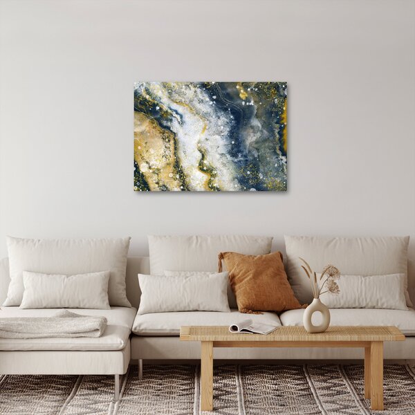 Obraz - Zlatá abstrakce (70x50 cm)