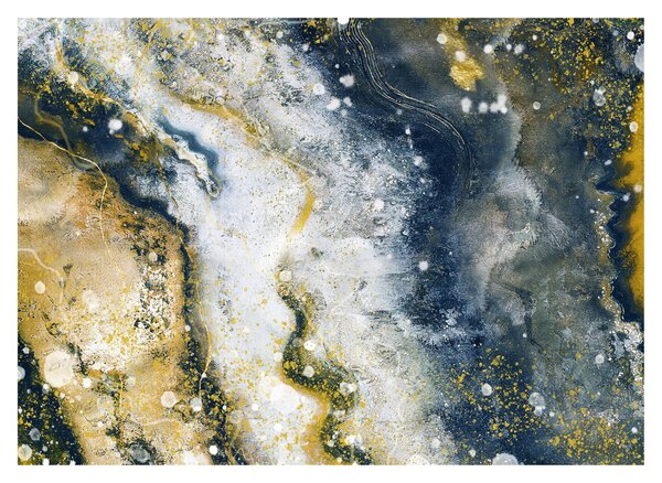 Obraz - Zlatá abstrakce (70x50 cm)