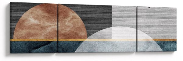 Obraz - Tvary a textury (170x50 cm)