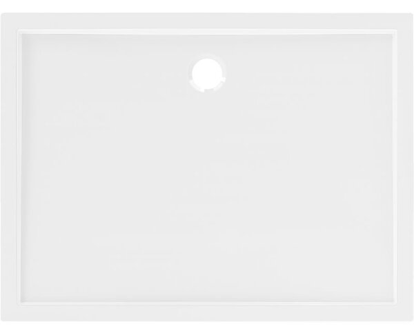 Mexen Flow obdélníkový sprchový kout slim 100 x 80 cm, bílý lesk - 46R108010
