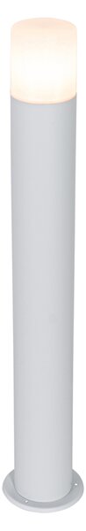 Venkovní stojací lampa bílá s opálovým stínidlem 70 cm - Odense