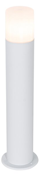 Venkovní stojací lampa bílá s opálovým stínidlem 50 cm - Odense