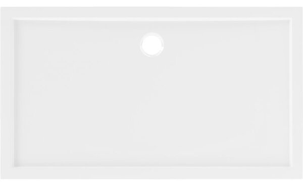 Mexen Flow obdélníkový sprchový kout slim 150 x 70 cm, bílý lesk - 46R107015