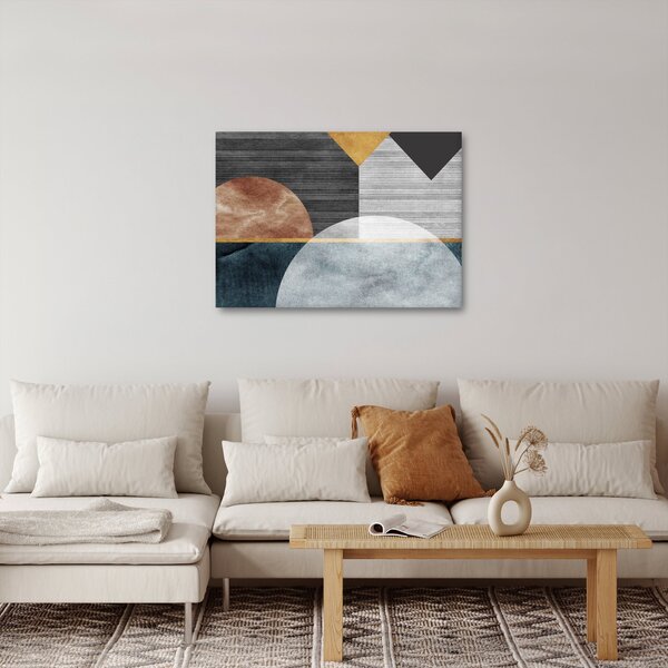 Obraz - Tvary a textury (70x50 cm)