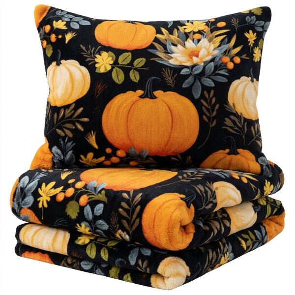Mikroplyšové povlečení PUMPKINZA barevné Rozměr povlečení: 70 x 90 cm | 140 x 200 cm
