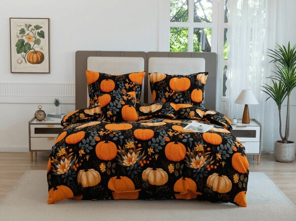 Mikroplyšové povlečení PUMPKINZA barevné Rozměr povlečení: 70 x 90 cm | 140 x 200 cm