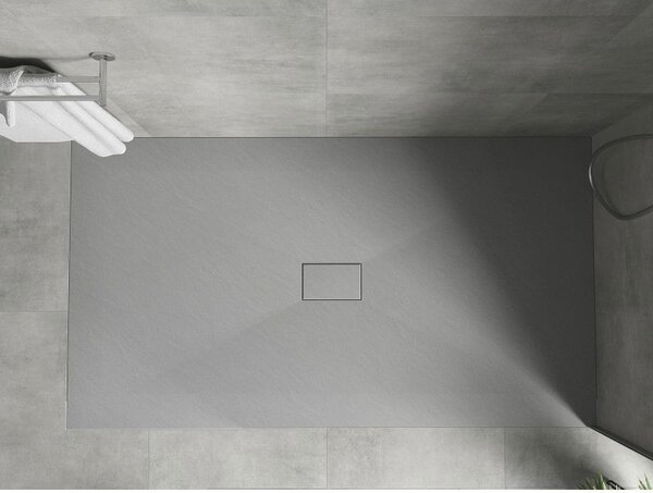 Mexen Hugo obdélníková sprchová vanička SMC 200 x 100 cm, šedá - 42611020