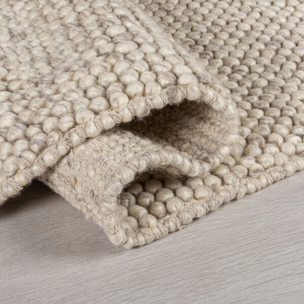 Světle šedý ručně tkaný koberec s příměsí vlny 160x230 cm Minerals – Flair Rugs