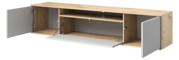 TV stolek Cloe 200 cm Barva: Artisan / Černá