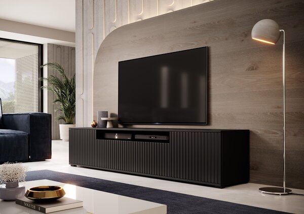 TV stolek Cloe 200 cm Barva: Artisan / Černá