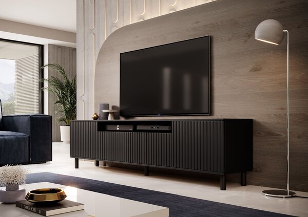 TV stolek Cloe 200 cm Barva: Artisan / Černá