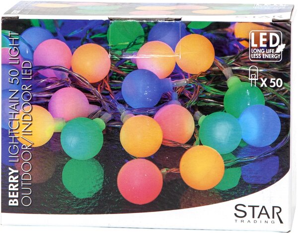Barevný LED řetěz Berry