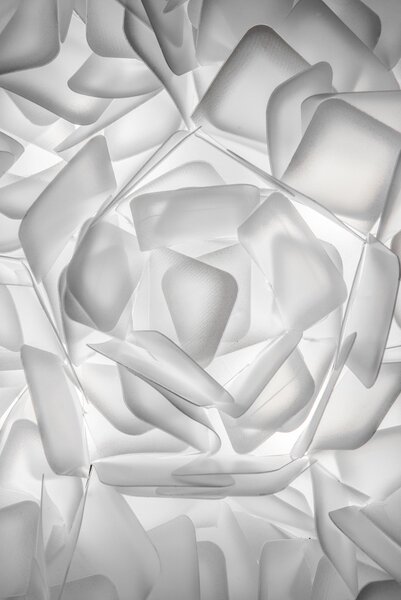 SLAMP CLISS00WHT01T00000EU Clizia Opal Medium, závěsné designové svítidlo, 2x12W E27, prům. 53cm