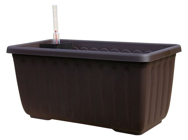 Samozavlažovací truhlík Siesta LUX čokoláda 40 cm