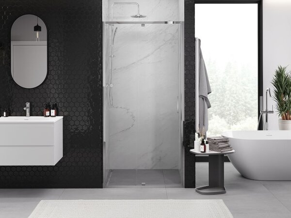 Mexen Exo sprchové dveře křídlové 105 cm, transparentní, chrom - 819-105-000-01-00