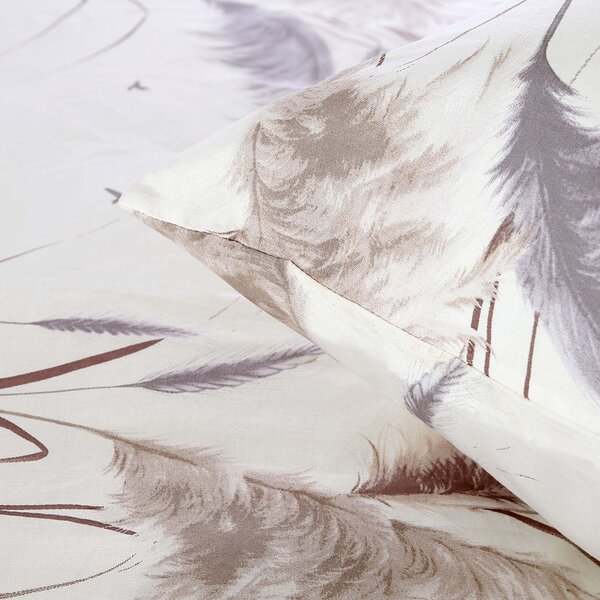 BAVLNĚNÉ POVLEČENÍ COTTONLOVE 160X200 CM, 2 KS 70X80 CM LISTY