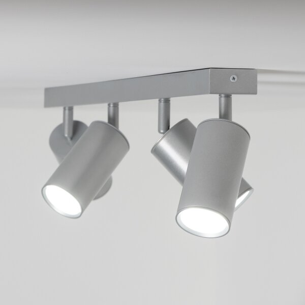 Brilagi - Koupelnové bodové svítidlo SELE 4xGU10/30W/230V IP44 stříbrná