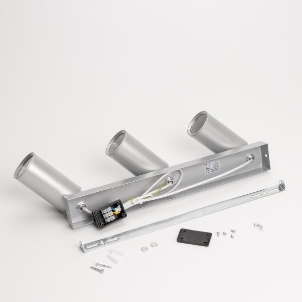 Brilagi - Koupelnové bodové svítidlo SELE 3xGU10/30W/230V IP44 stříbrná